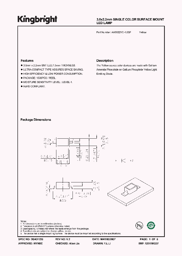 AA3022YC-45SF_1204942.PDF Datasheet