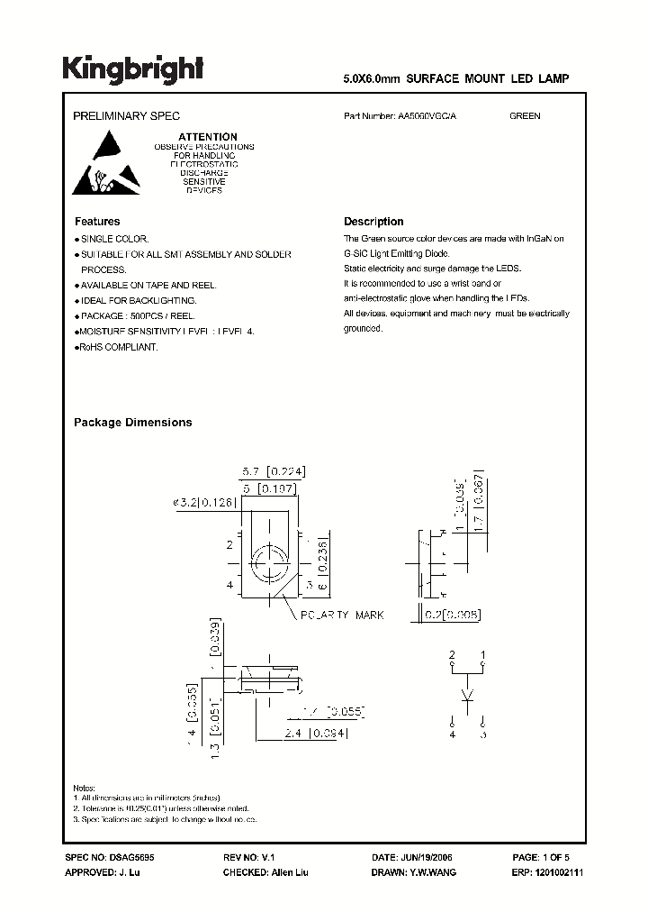 AA5060VGCA_1204999.PDF Datasheet