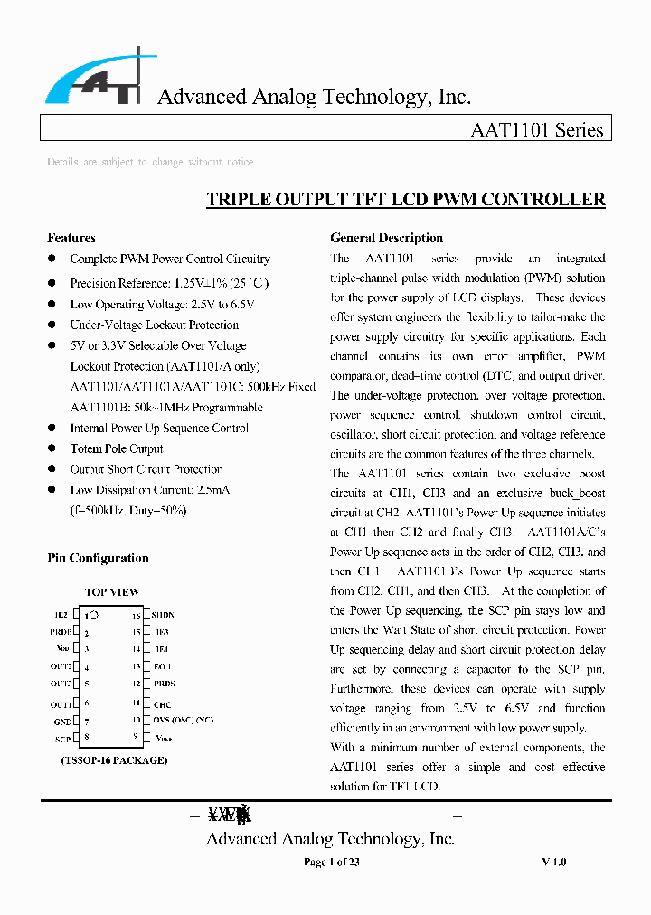 AAT1101_1060437.PDF Datasheet