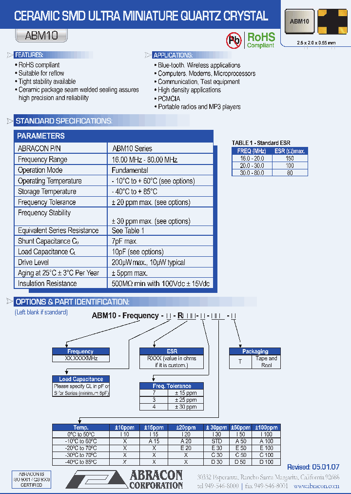 ABM10_1205270.PDF Datasheet