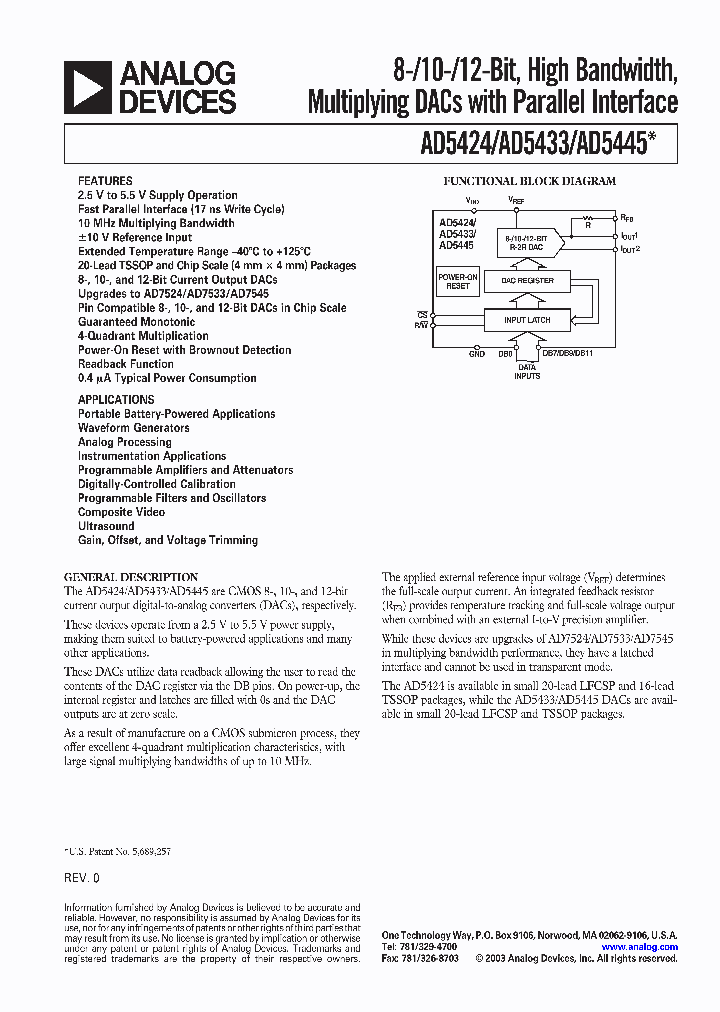 AD5445_1205981.PDF Datasheet