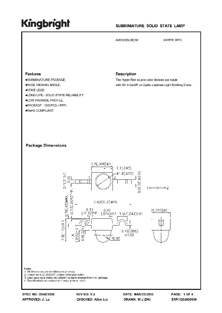 AM2520SURC08_1134895.PDF Datasheet