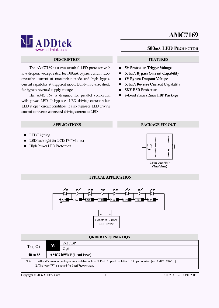 AMC7169_1092491.PDF Datasheet