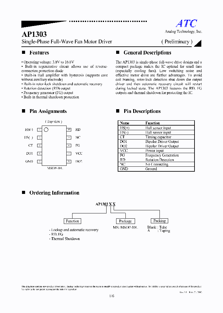 AP1303MSA_1210357.PDF Datasheet