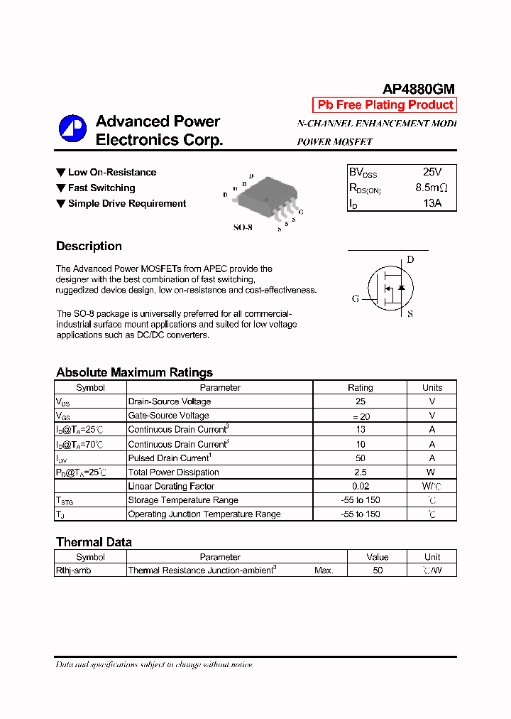 AP4880GM_1168648.PDF Datasheet
