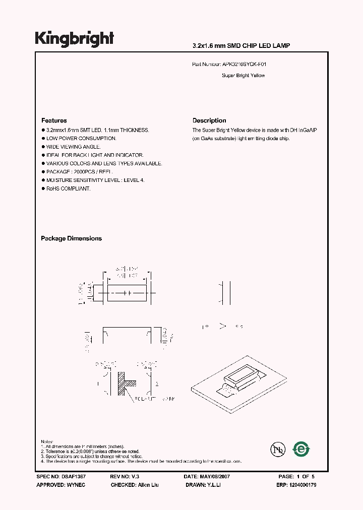 APK3216SYCK-F01_1210944.PDF Datasheet