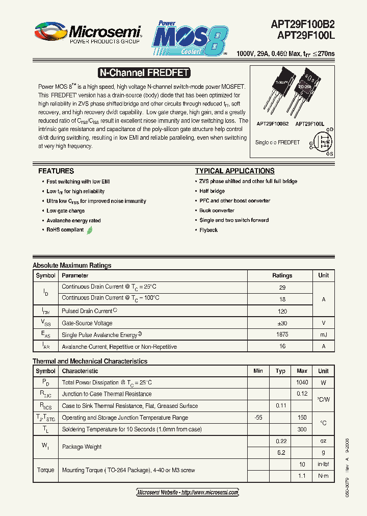APT29F100B2_1096318.PDF Datasheet