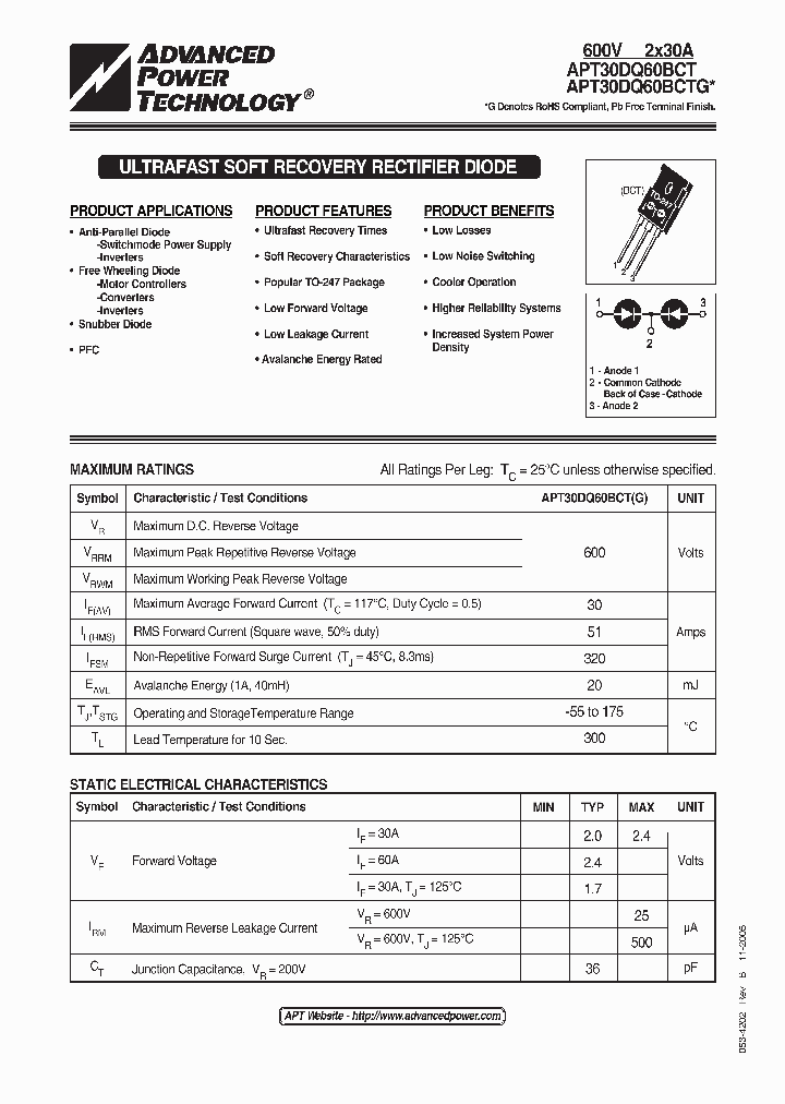 APT30DQ60BCT_1169491.PDF Datasheet