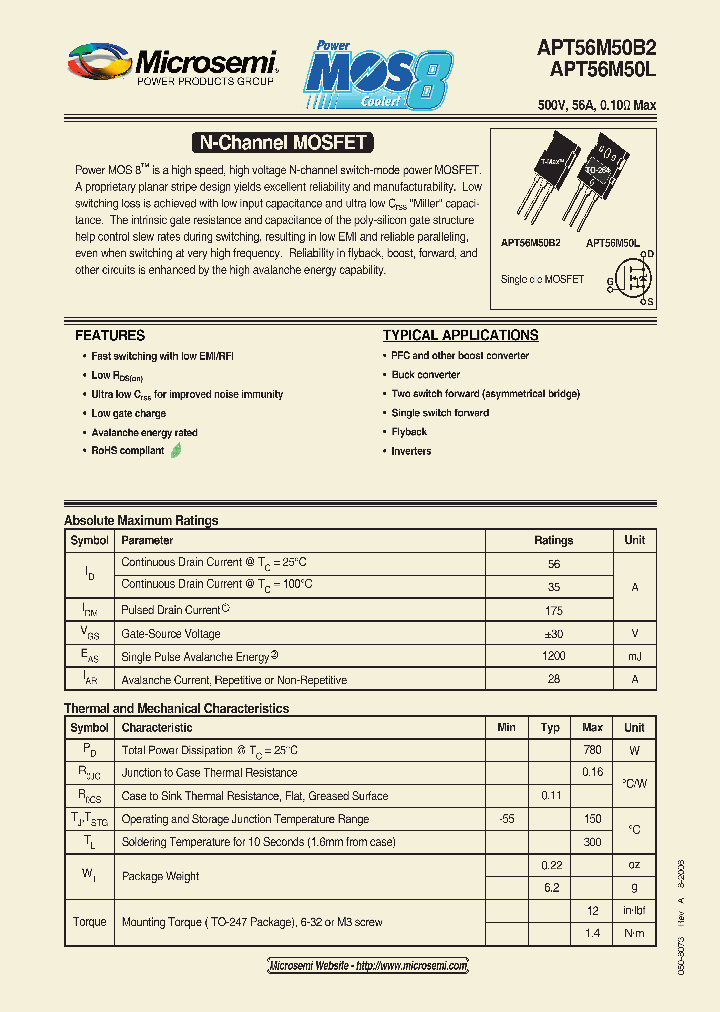 APT56M50L_1211801.PDF Datasheet