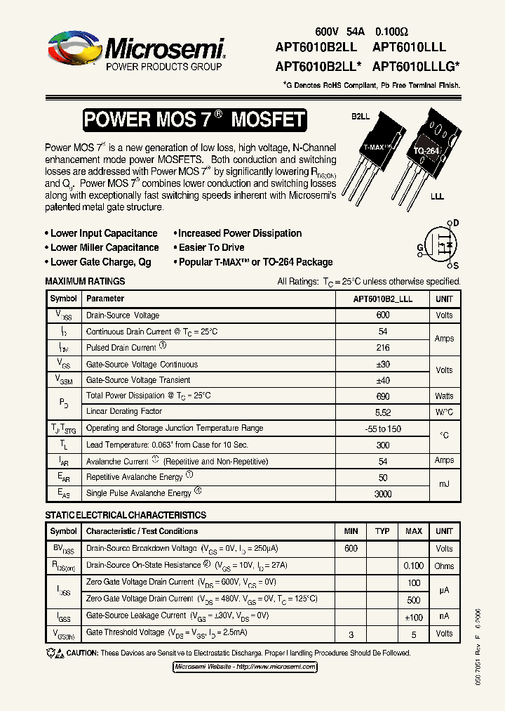 APT6010B2LL_1066722.PDF Datasheet