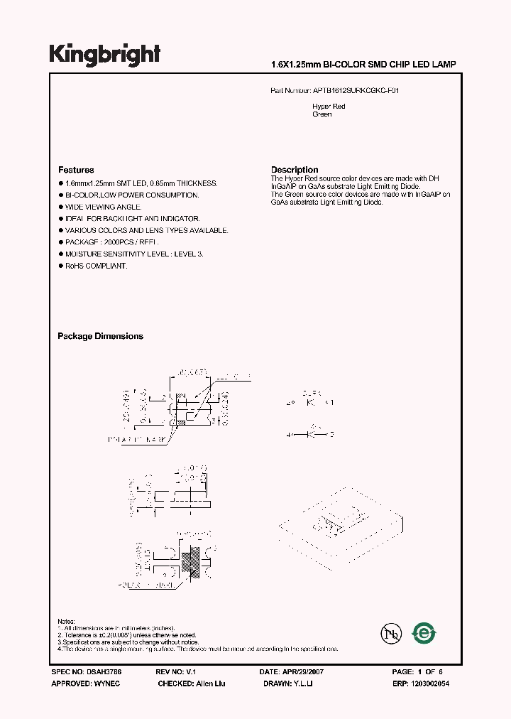 APTB1612SURKCGKC-F01_1212007.PDF Datasheet