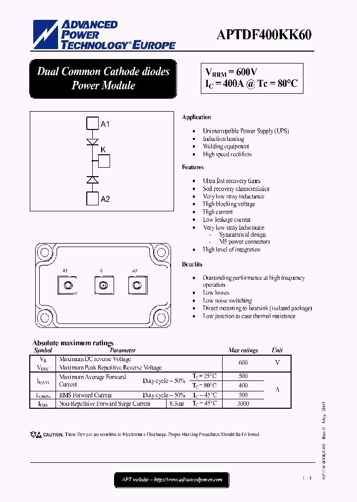 APTDF400KK60_1212132.PDF Datasheet