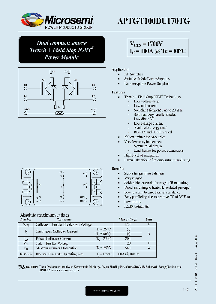 APTGT100DU170TG_1212292.PDF Datasheet