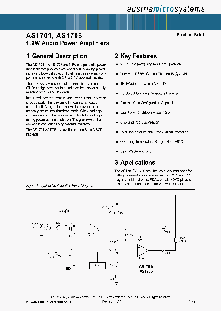 AS1701_1125497.PDF Datasheet