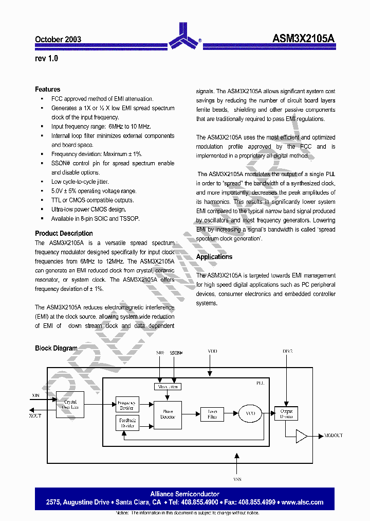 ASM3X2105AFTR_1213497.PDF Datasheet