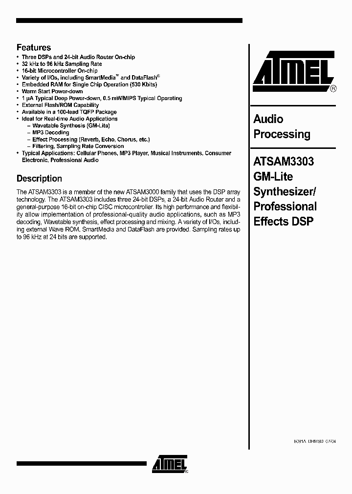 ATSAM3303_1214681.PDF Datasheet