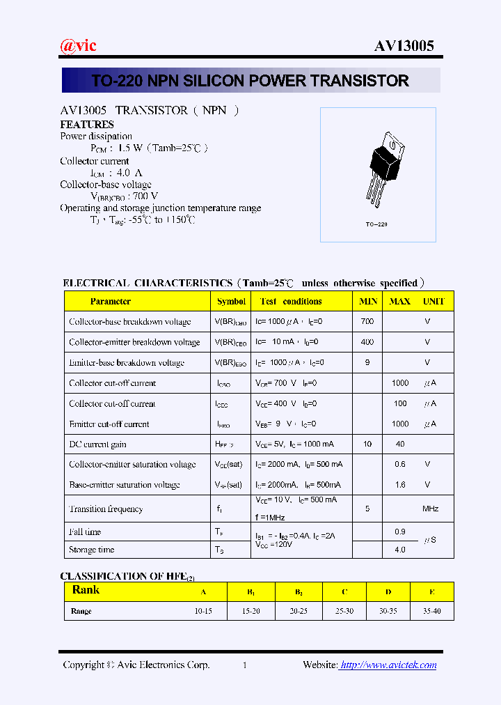 AV13005_1214768.PDF Datasheet