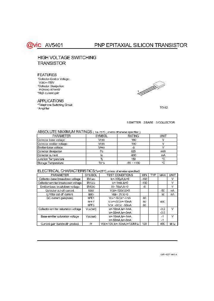 AV5401_1214826.PDF Datasheet