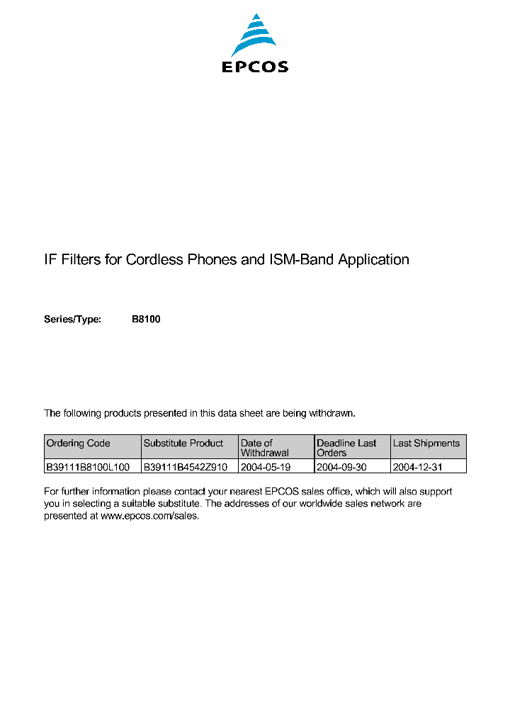 B39111-B8100-L100_1215518.PDF Datasheet