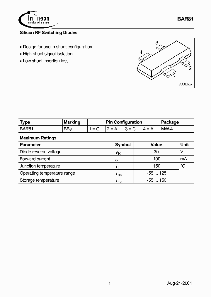 BAR81_1217104.PDF Datasheet