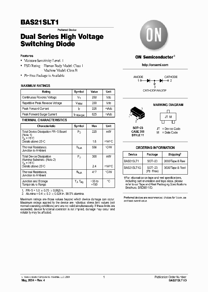 BAS21SLT1G_1217179.PDF Datasheet
