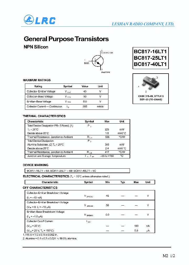 BC817-40LT1_1217977.PDF Datasheet