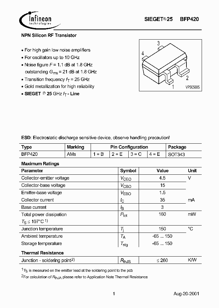 BFP420_1151501.PDF Datasheet