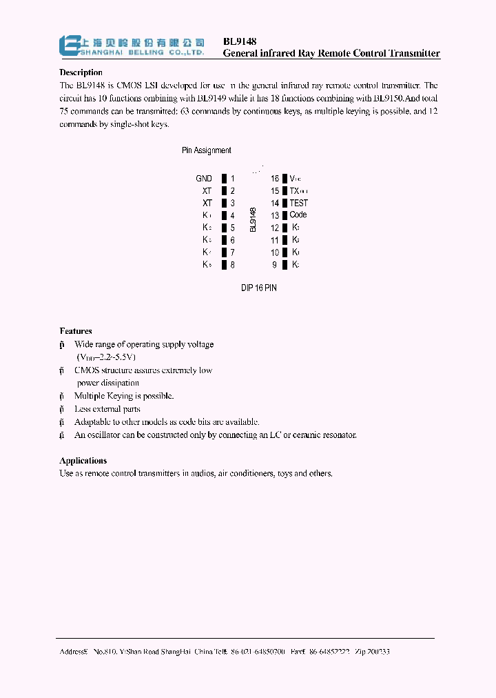 BL9148_1219616.PDF Datasheet