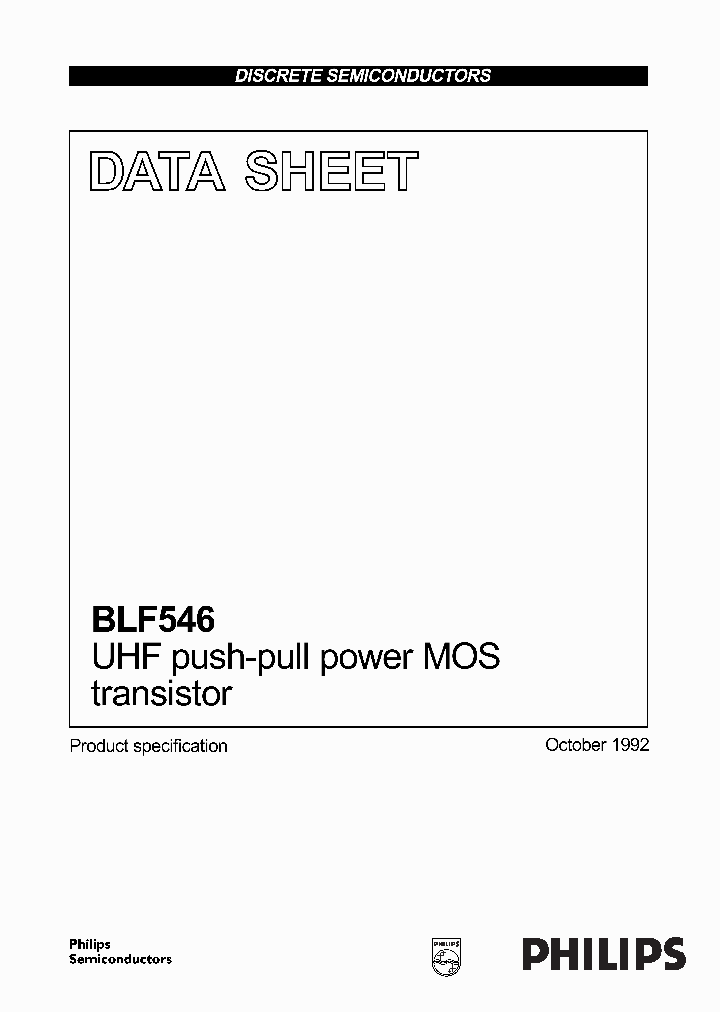 BLF546_1219720.PDF Datasheet