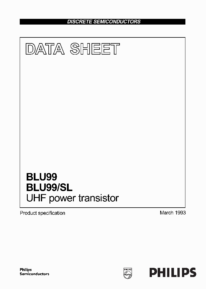 BLU99SL_1219843.PDF Datasheet