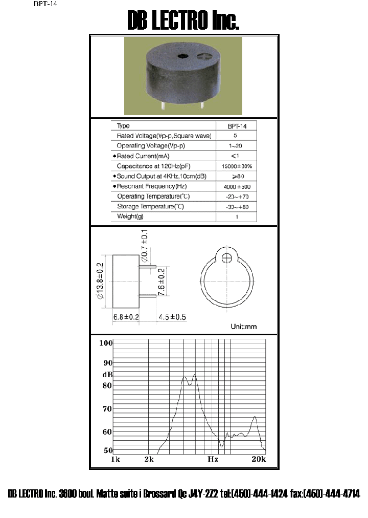 BPT-14_1166113.PDF Datasheet