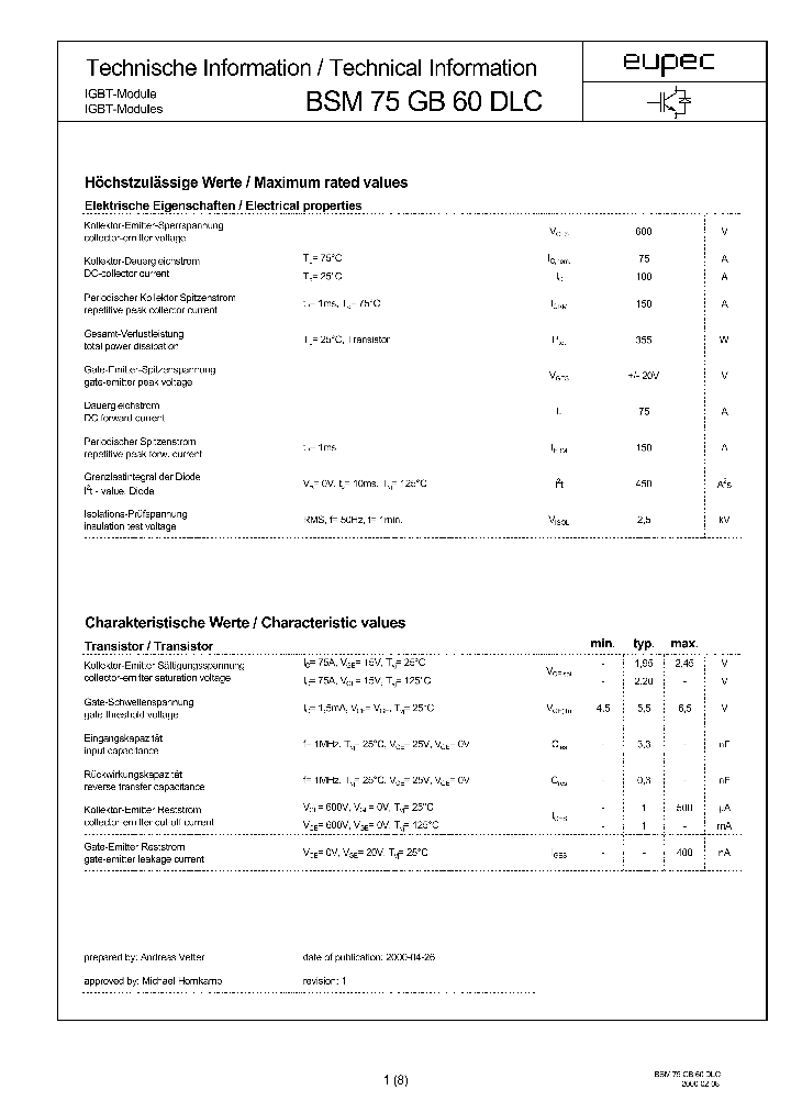 BSM75GB60DLC_1220655.PDF Datasheet