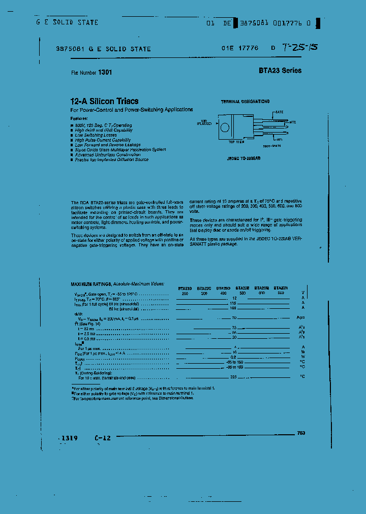 BTA23N_1221129.PDF Datasheet