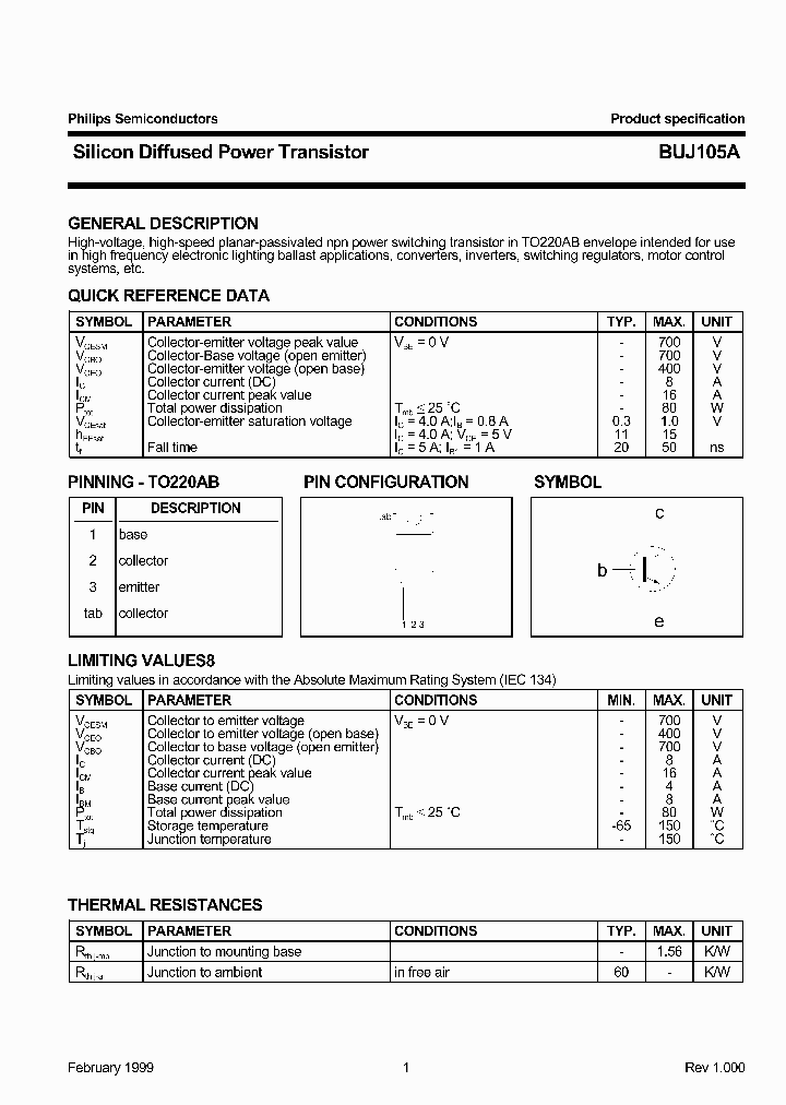 BUJ105A_1221810.PDF Datasheet