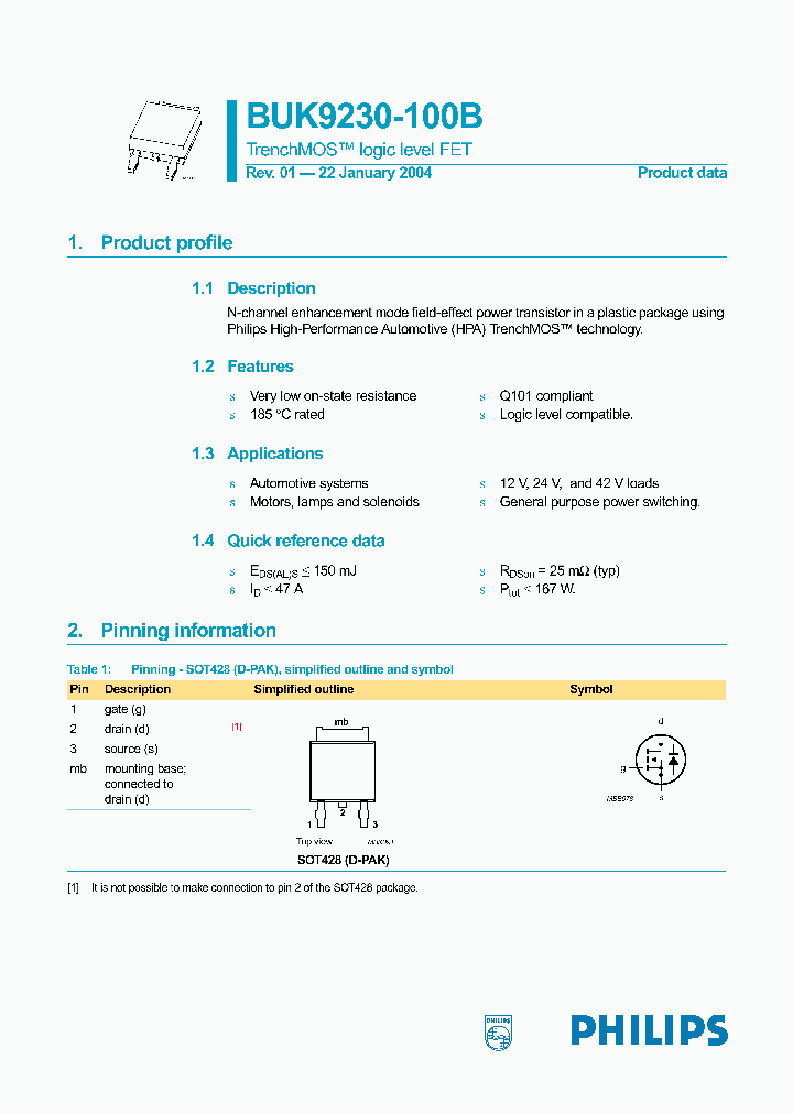 BUK9230-100B_1222023.PDF Datasheet