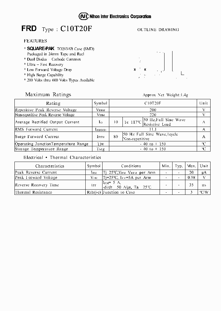 C10T20F_1223117.PDF Datasheet