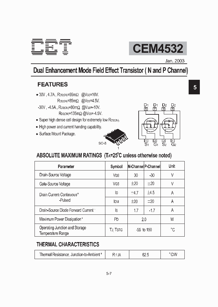 CEM4532_1156258.PDF Datasheet