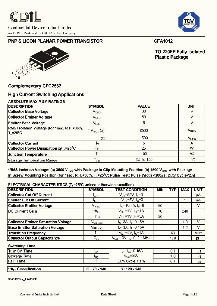 CFA1012_1225936.PDF Datasheet