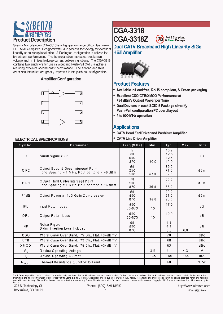 CGA-3318_1121707.PDF Datasheet