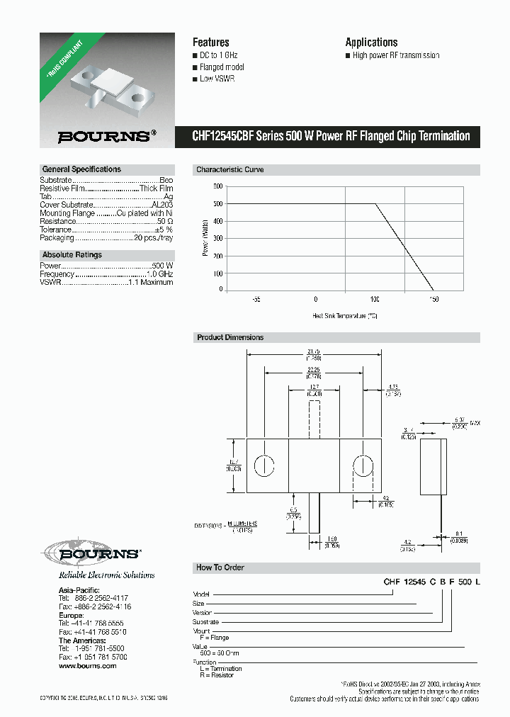 CHF12545CBF500L_1103417.PDF Datasheet