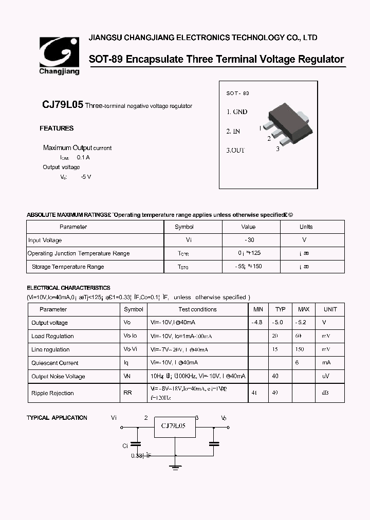 CJ79L05-SOT-89_1226298.PDF Datasheet