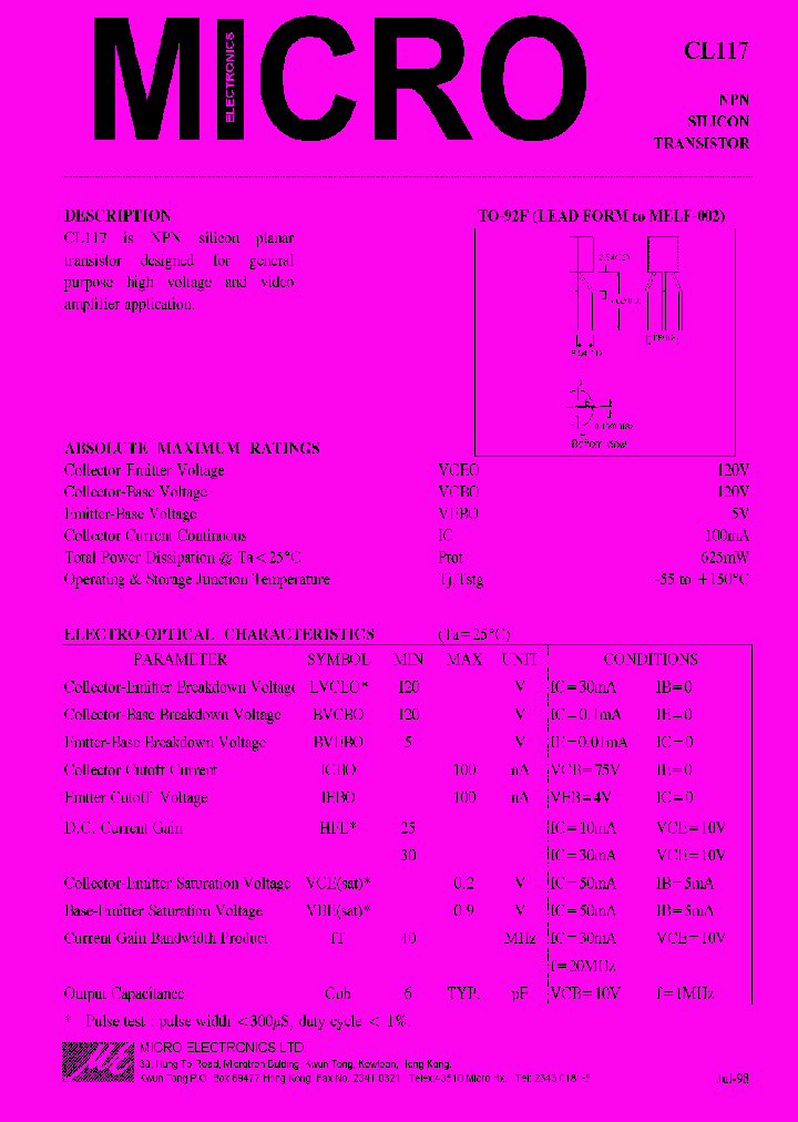 CL117_1226351.PDF Datasheet