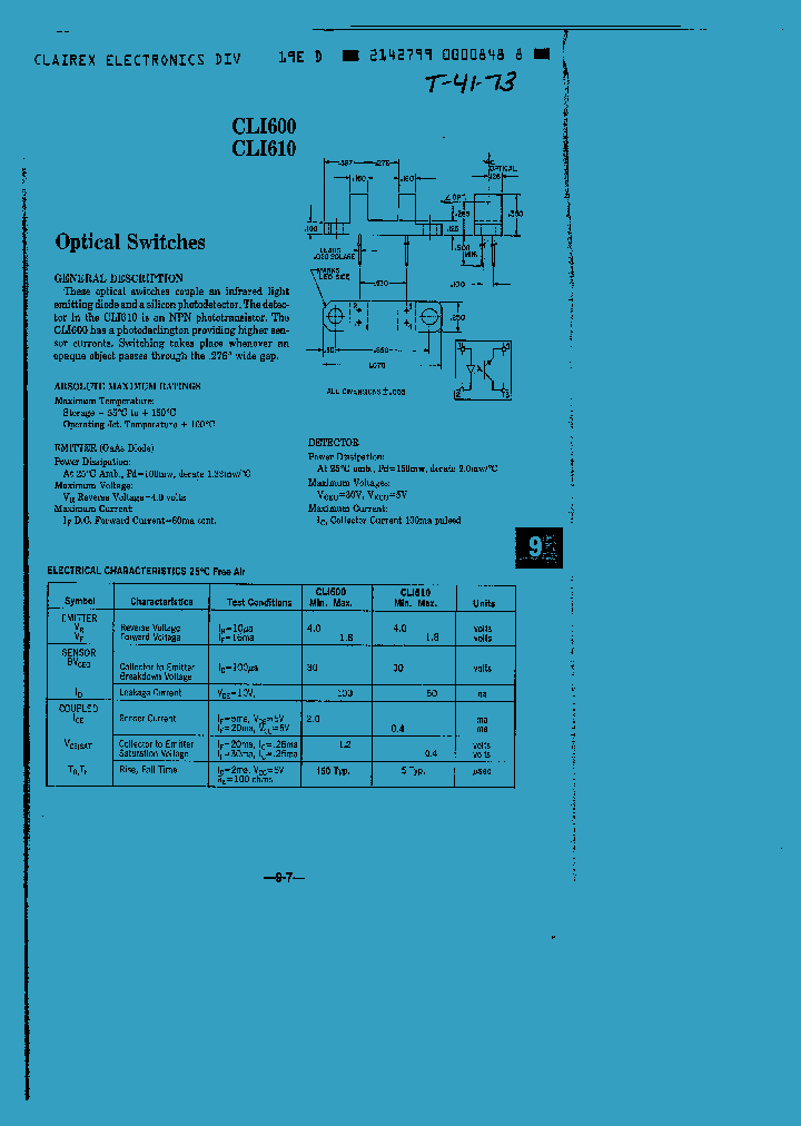 CLI610_1226499.PDF Datasheet