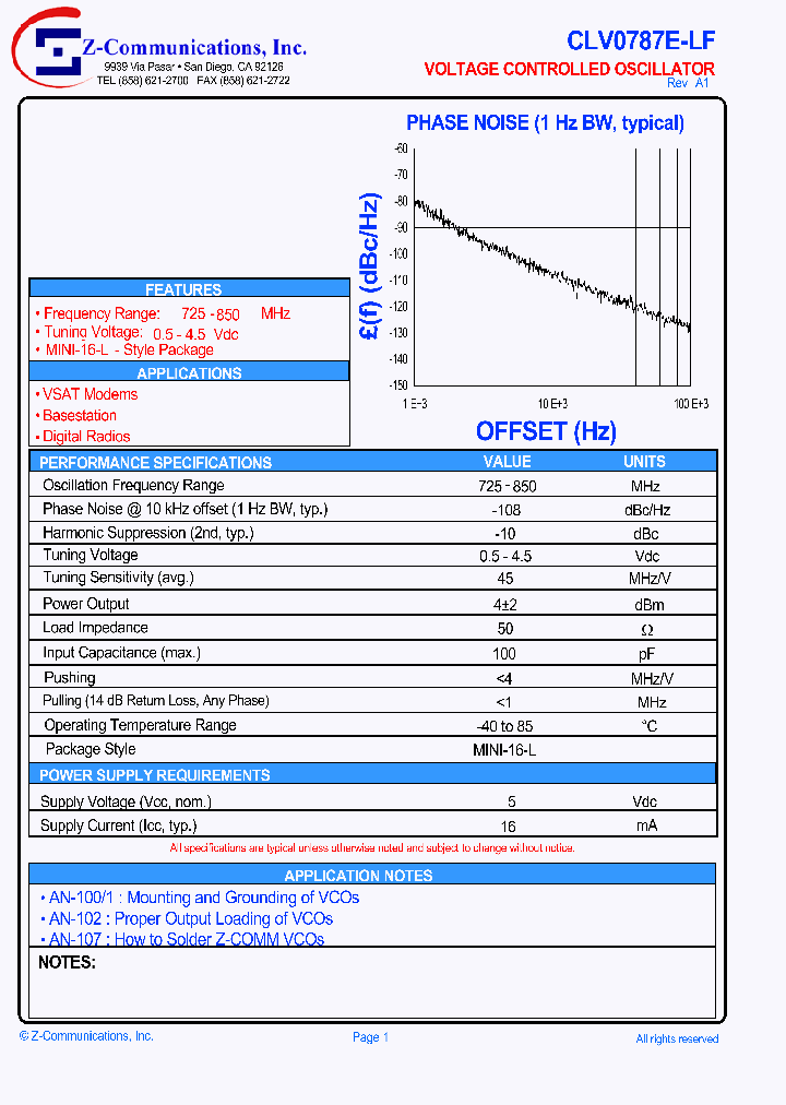 CLV0787E-LF_1113655.PDF Datasheet