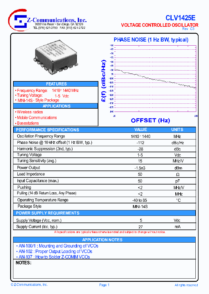 CLV1425E_1226628.PDF Datasheet