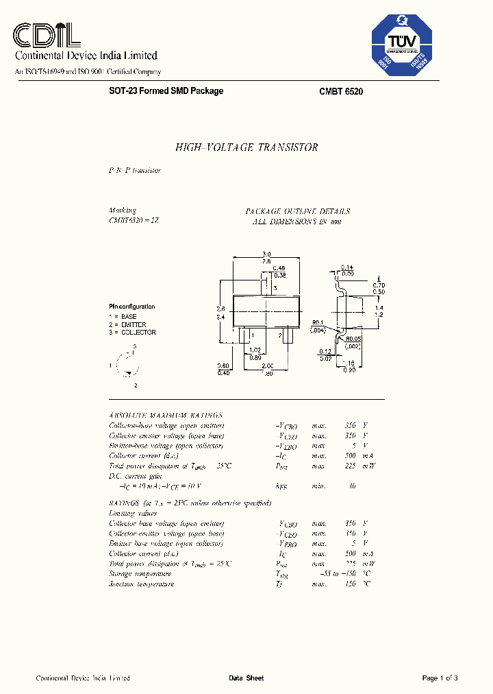 CMBT6520_1227182.PDF Datasheet