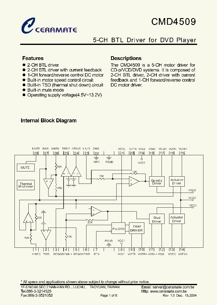 CMD4509_1097455.PDF Datasheet