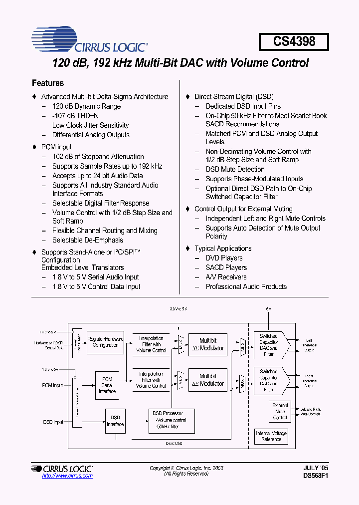 CS4398-CZZ_1061420.PDF Datasheet