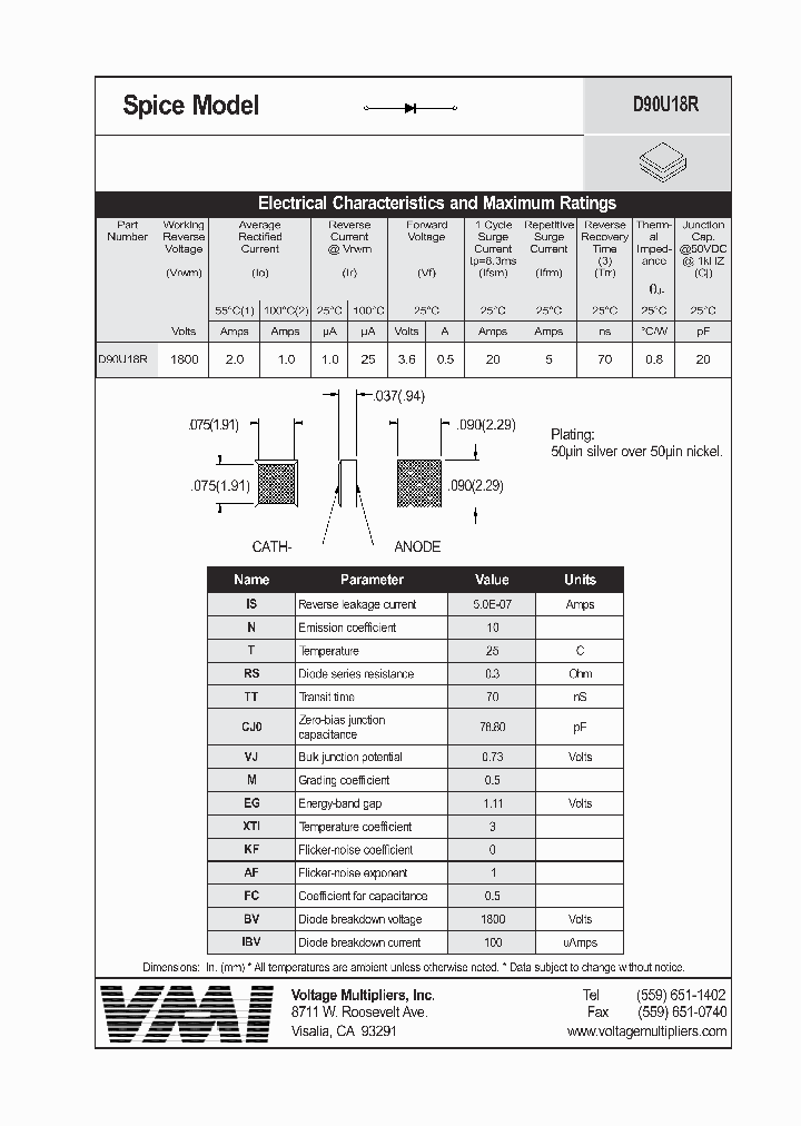 D90U18R_1231314.PDF Datasheet