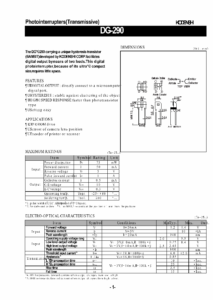 DG-290_1232467.PDF Datasheet